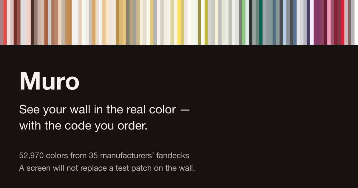 I built an paint visualizer that shows real paint colors on your walls